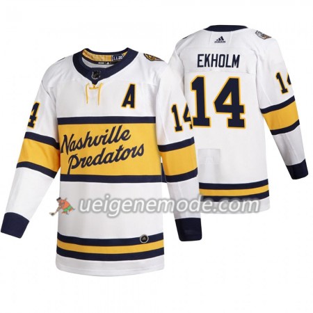Herren Eishockey Nashville Predators Trikot Mattias Ekholm 14 Adidas 2020 Winter Classic Authentic